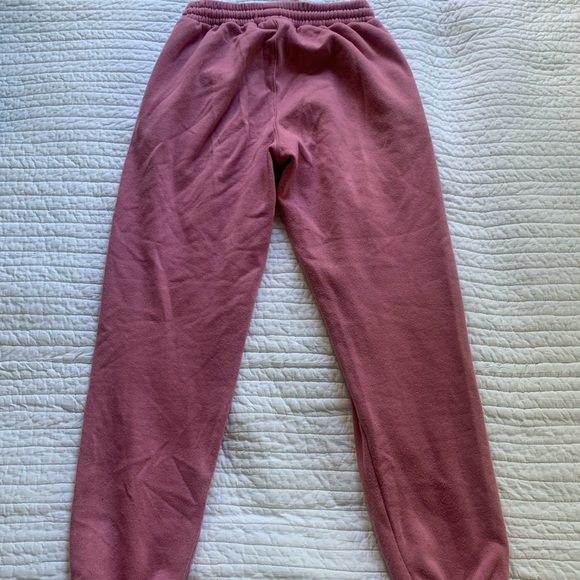 High rise pink sweatpants - Picture 3 of 5